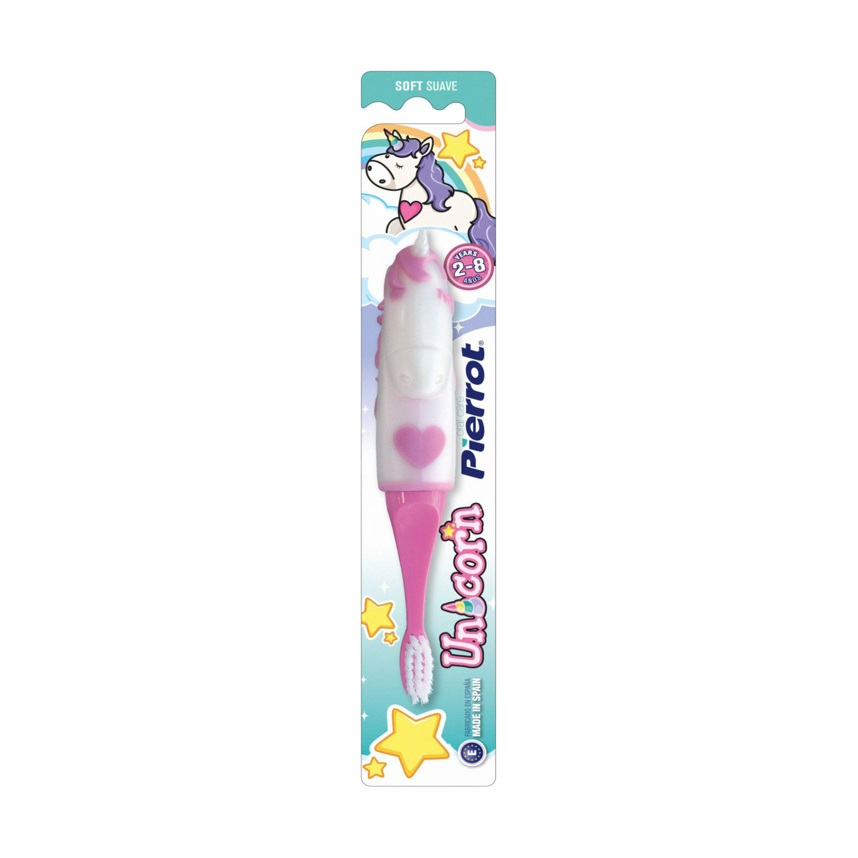 Дитяча зубна щітка Pierrot Unicorn від 2 до 8 років, 1 шт